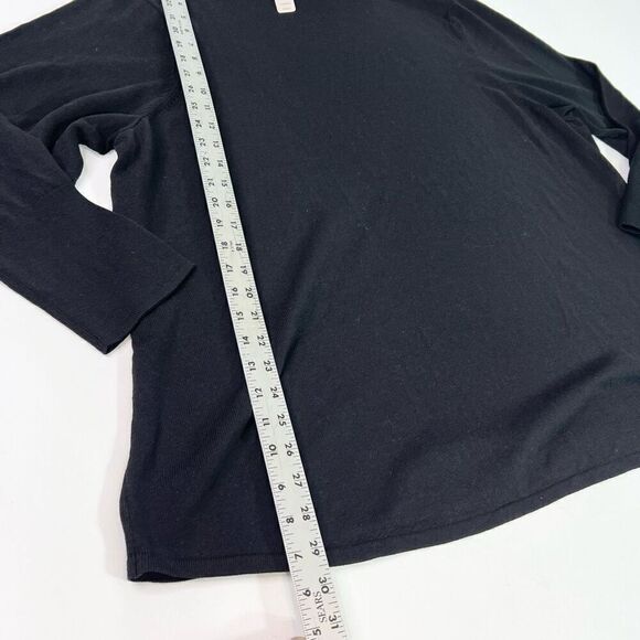 Nic+Zoe Sweater Womens 3X Black Cotton Blend Long Sleeve Turtleneck NWT - Picture 6 of 10